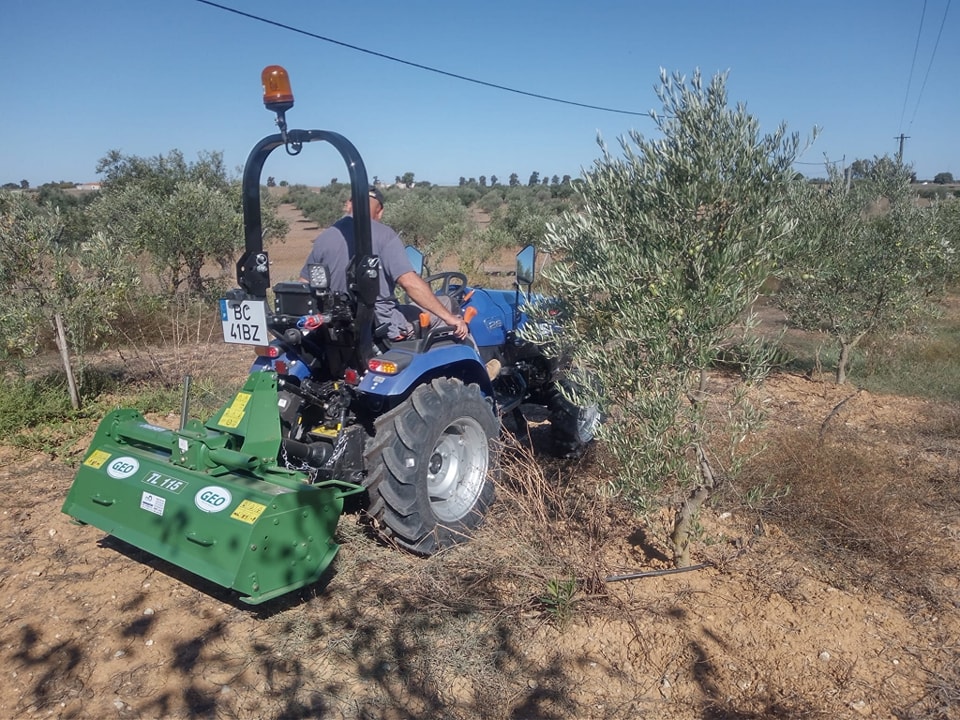 Farmtrac FT26 com fresa e charrua